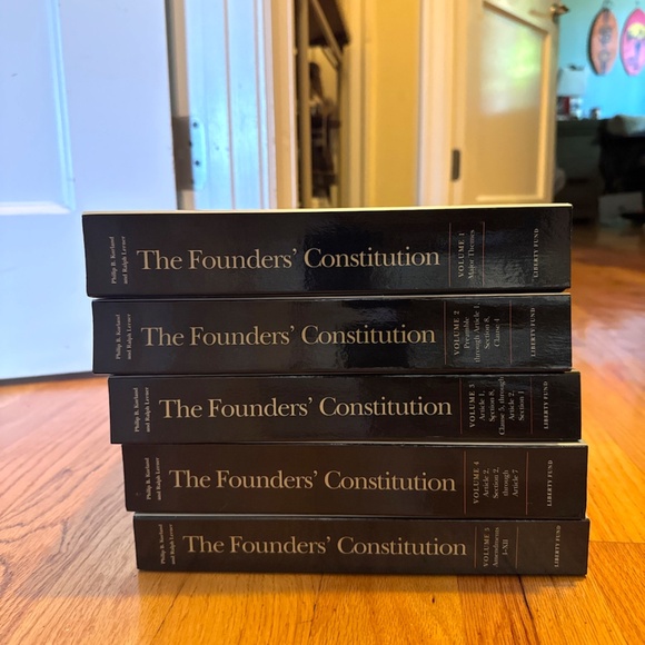 Liberty Fund Other - The Founders' Constitution Soft Cover Complete Five Volume Set
